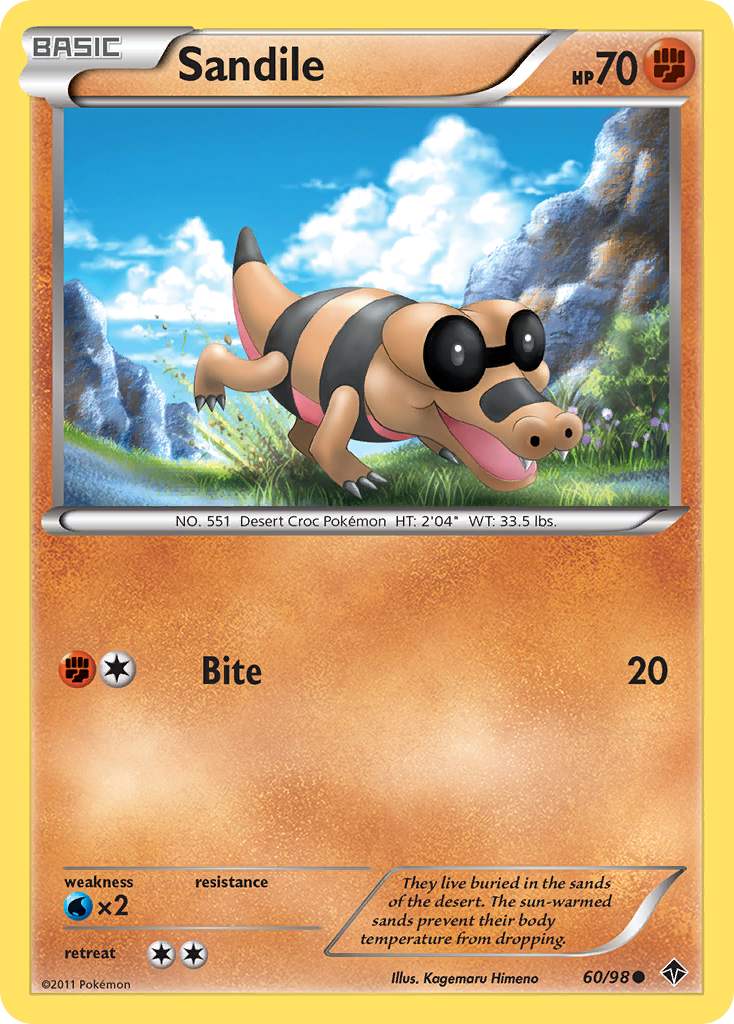 Sandile (60/98) [Black & White: Emerging Powers] | Exor Games Bridgewater