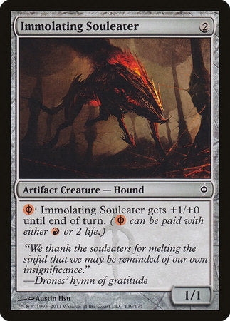 Immolating Souleater [New Phyrexia] | Exor Games Bridgewater