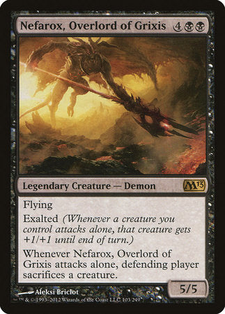 Nefarox, Overlord of Grixis [Magic 2013] | Exor Games Bridgewater