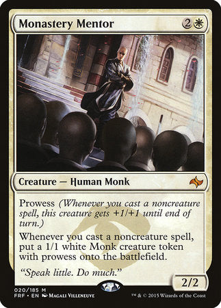 Monastery Mentor [Fate Reforged] | Exor Games Bridgewater