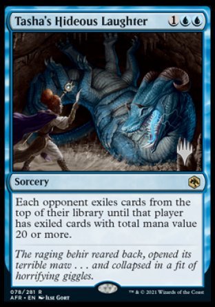 Tasha's Hideous Laughter (Promo Pack) [Dungeons & Dragons: Adventures in the Forgotten Realms Promos] | Exor Games Bridgewater
