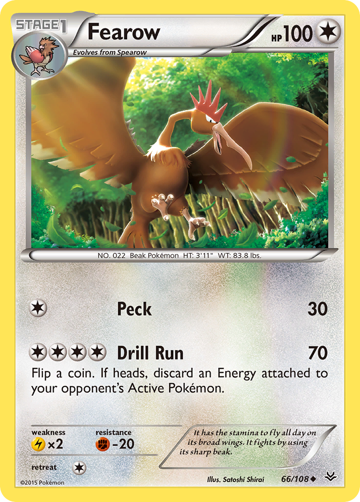 Fearow (66/108) [XY: Roaring Skies] | Exor Games Bridgewater