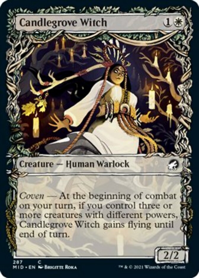 Candlegrove Witch (Showcase Equinox) [Innistrad: Midnight Hunt] | Exor Games Bridgewater