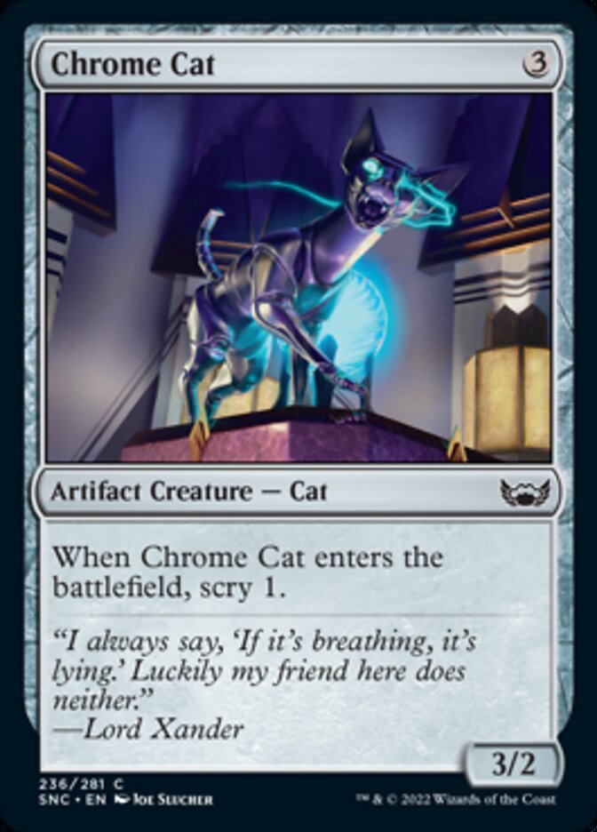 Chrome Cat [Streets of New Capenna] | Exor Games Bridgewater