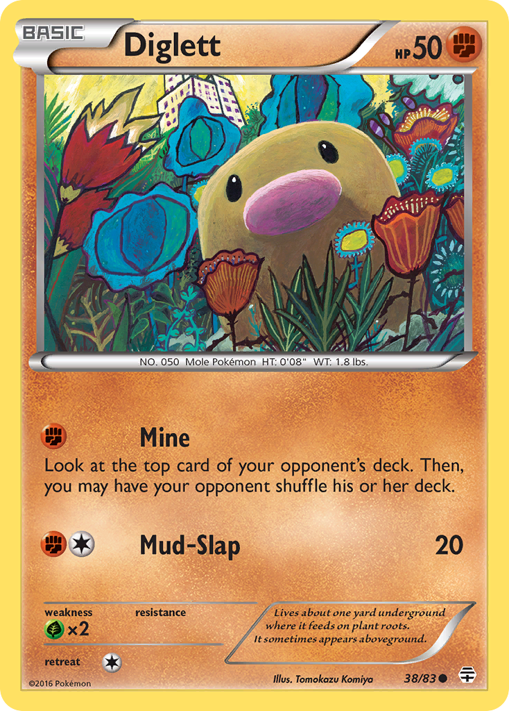 Diglett (38/83) [XY: Generations] | Exor Games Bridgewater