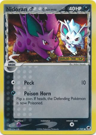 Nidoran (57/101) (Male) (Delta Species) (Stamped) [EX: Dragon Frontiers] | Exor Games Bridgewater