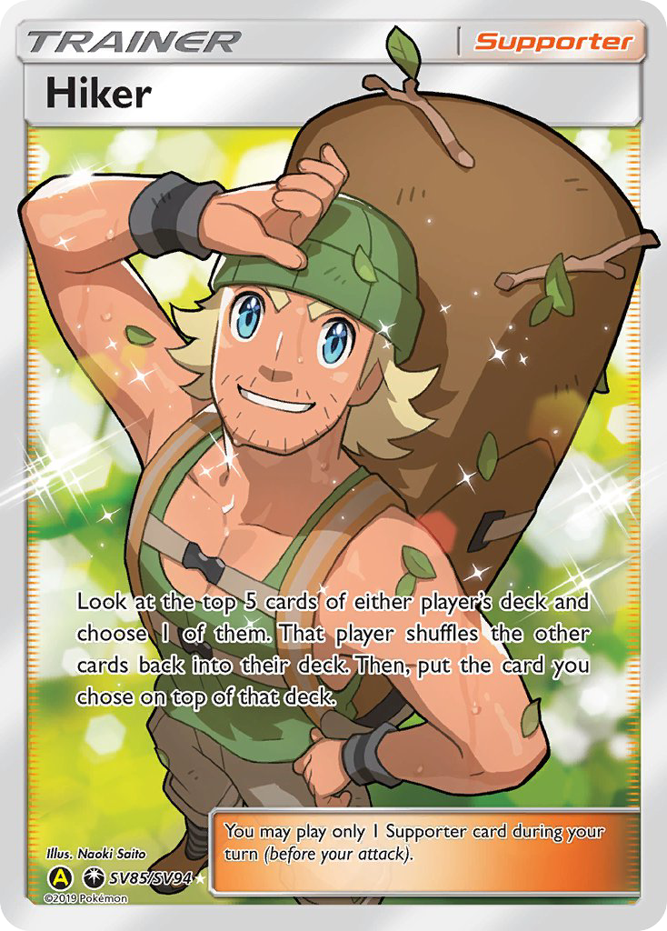 Hiker (SV85/SV94) [Sun & Moon: Hidden Fates - Shiny Vault] | Exor Games Bridgewater