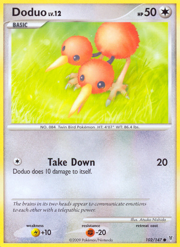 Doduo (102/147) [Platinum: Supreme Victors] | Exor Games Bridgewater