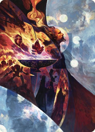 Urza's Command Art Card [The Brothers' War Art Series] | Exor Games Bridgewater