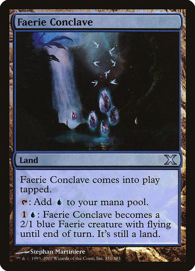 Faerie Conclave (Premium Foil) [Tenth Edition] | Exor Games Bridgewater