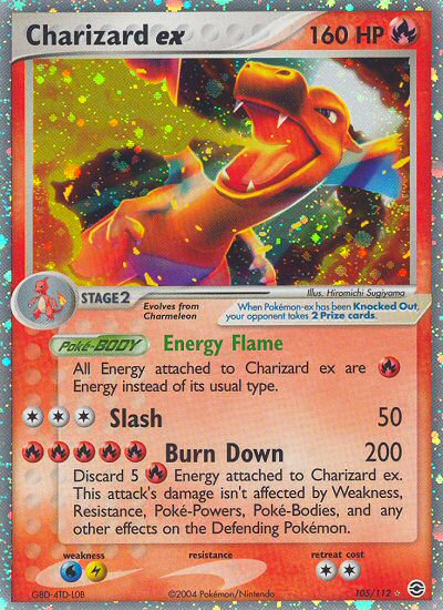 Charizard ex (105/112) [EX: FireRed & LeafGreen] | Exor Games Bridgewater