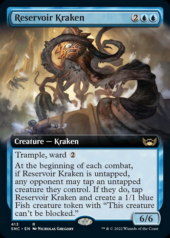 Reservoir Kraken (Extended Art) [Streets of New Capenna] | Exor Games Bridgewater