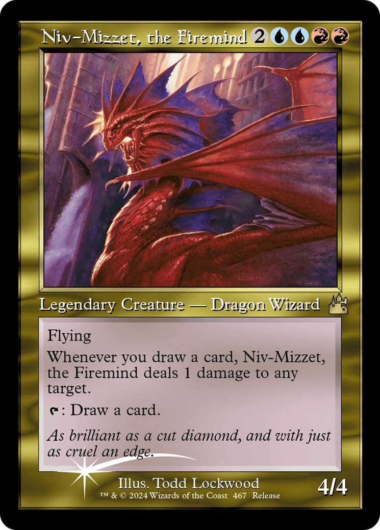 Niv-Mizzet, the Firemind (Retro Frame) [Ravnica Remastered] | Exor Games Bridgewater