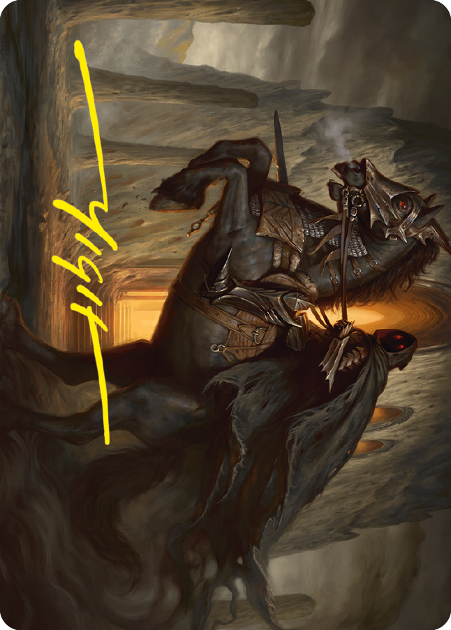 Nazgul Art Card (Gold-Stamped Signature) [The Lord of the Rings: Tales of Middle-earth Art Series] | Exor Games Bridgewater