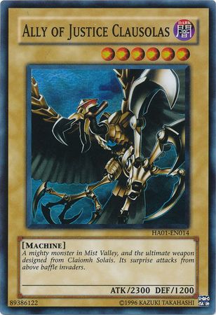 Ally of Justice Clausolas [HA01-EN014] Super Rare | Exor Games Bridgewater