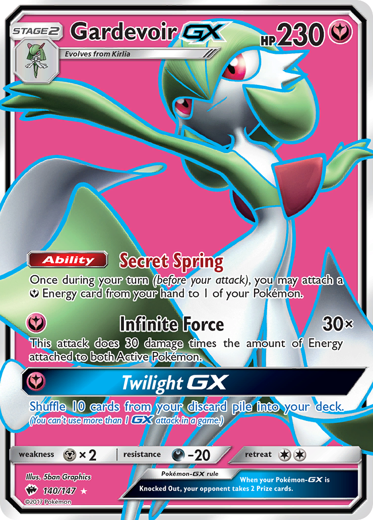 Gardevoir GX (140/147) [Sun & Moon: Burning Shadows] | Exor Games Bridgewater