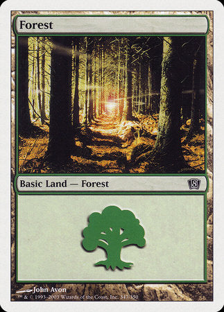 Forest (347) [Eighth Edition] | Exor Games Bridgewater