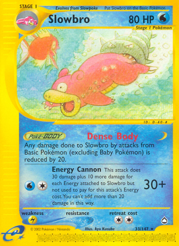 Slowbro (33/147) [Aquapolis] | Exor Games Bridgewater