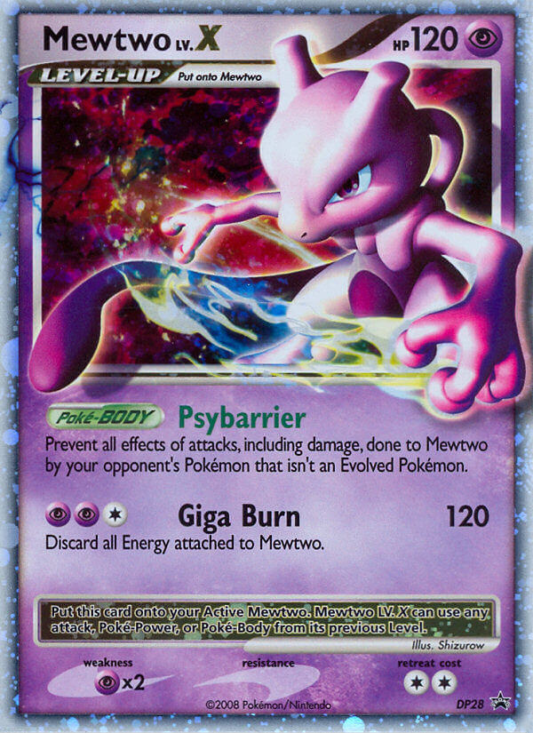 Mewtwo LV.X (DP28) [Diamond & Pearl: Black Star Promos] | Exor Games Bridgewater