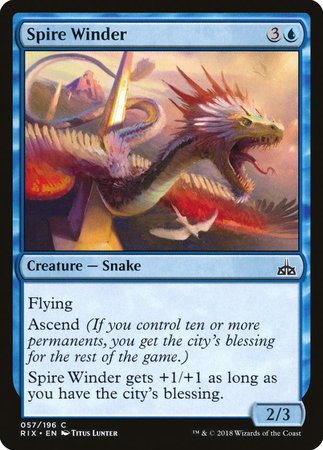 Spire Winder [Rivals of Ixalan] | Exor Games Bridgewater