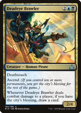 Deadeye Brawler [Rivals of Ixalan] | Exor Games Bridgewater