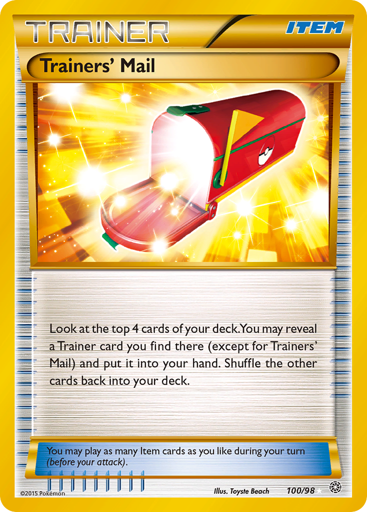 Trainers' Mail (100/98) [XY: Ancient Origins] | Exor Games Bridgewater