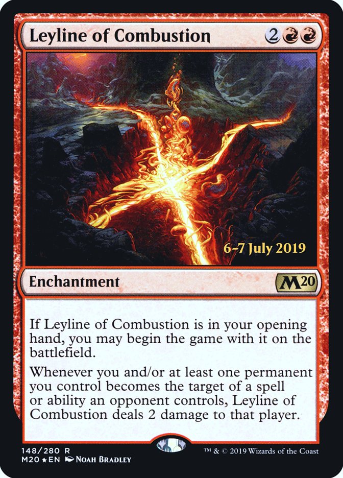 Leyline of Combustion  [Core Set 2020 Prerelease Promos] | Exor Games Bridgewater