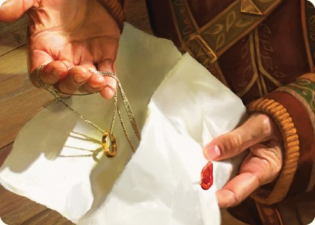 Bilbo's Ring Art Card [The Lord of the Rings: Tales of Middle-earth Art Series] | Exor Games Bridgewater