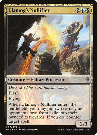 Ulamog's Nullifier [Battle for Zendikar] | Exor Games Bridgewater