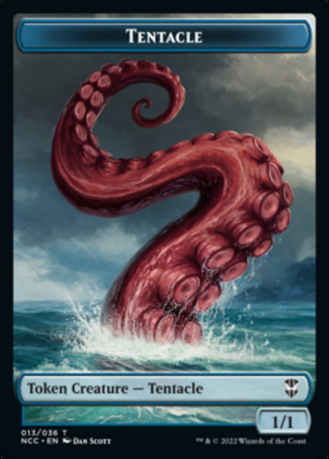 Tentacle // Clue Double-sided Token [Streets of New Capenna Commander Tokens] | Exor Games Bridgewater