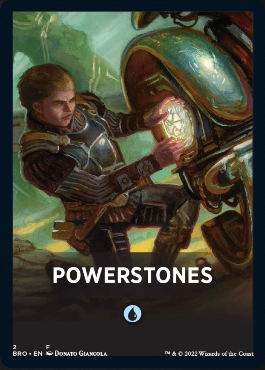 Powerstones Theme Card [The Brothers' War Tokens] | Exor Games Bridgewater