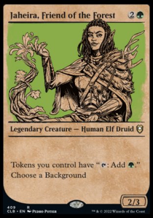 Jaheira, Friend of the Forest (Showcase) [Commander Legends: Battle for Baldur's Gate] | Exor Games Bridgewater