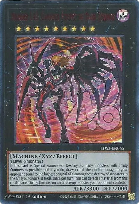 Number C40: Gimmick Puppet of Dark Strings (Red) [LDS3-EN065] Ultra Rare | Exor Games Bridgewater