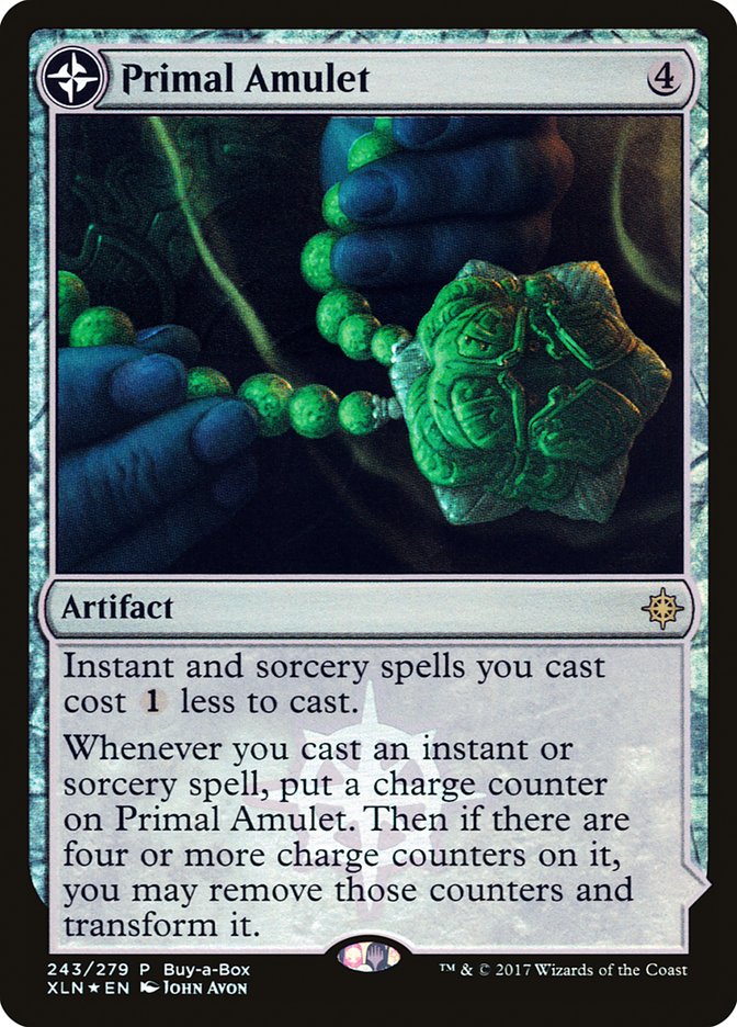 Primal Amulet // Primal Wellspring (Buy-A-Box) [Ixalan Treasure Chest] | Exor Games Bridgewater