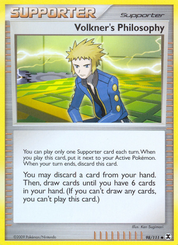 Volkner's Philosophy (98/111) [Platinum: Rising Rivals] | Exor Games Bridgewater