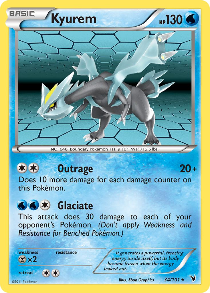 Kyurem (34/101) [Black & White: Noble Victories] | Exor Games Bridgewater