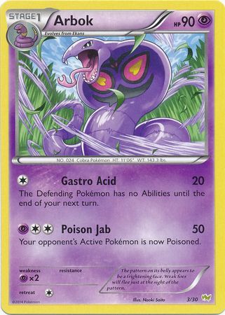 Arbok (3/30) [XY: Trainer Kit - Noivern] | Exor Games Bridgewater