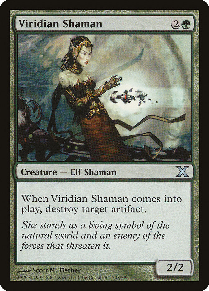 Viridian Shaman [Tenth Edition] | Exor Games Bridgewater