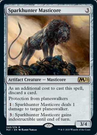 Sparkhunter Masticore [Core Set 2021] | Exor Games Bridgewater