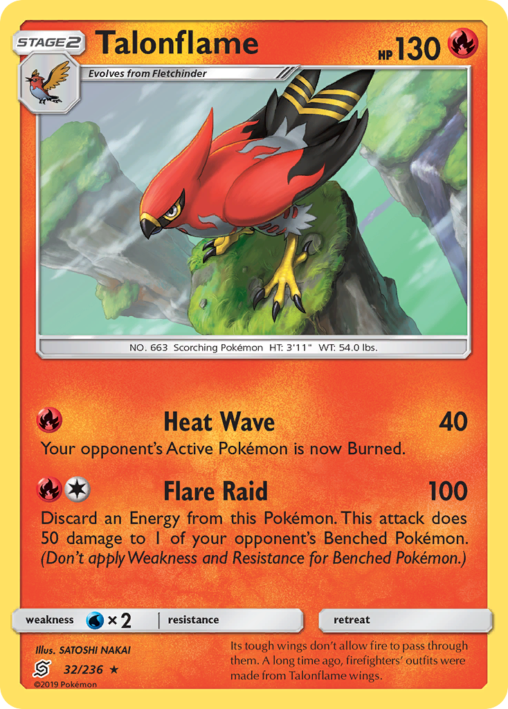 Talonflame (32/236) [Sun & Moon: Unified Minds] | Exor Games Bridgewater