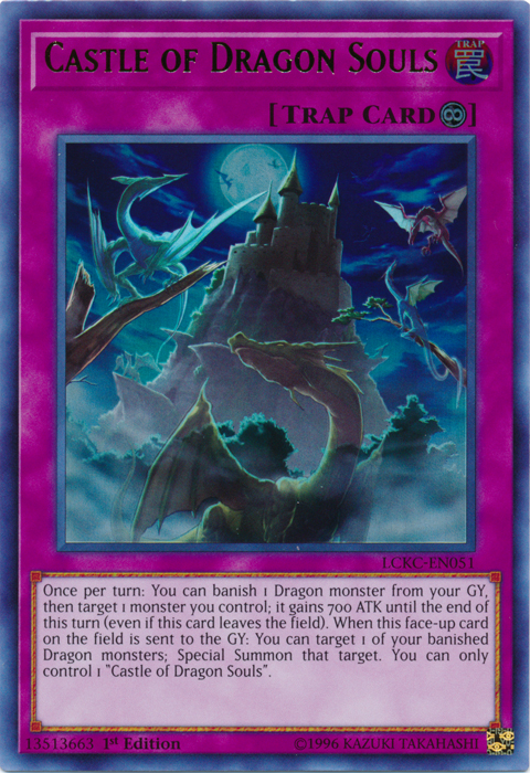 Castle of Dragon Souls [LCKC-EN051] Ultra Rare | Exor Games Bridgewater