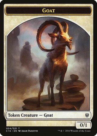 Goat // Thopter Double-sided Token [Commander 2016 Tokens] | Exor Games Bridgewater