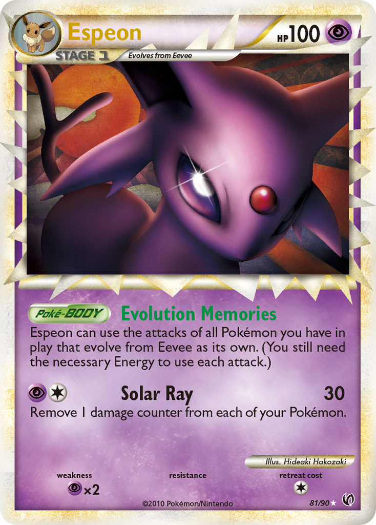 Espeon (81/90) [HeartGold & SoulSilver: Undaunted] | Exor Games Bridgewater