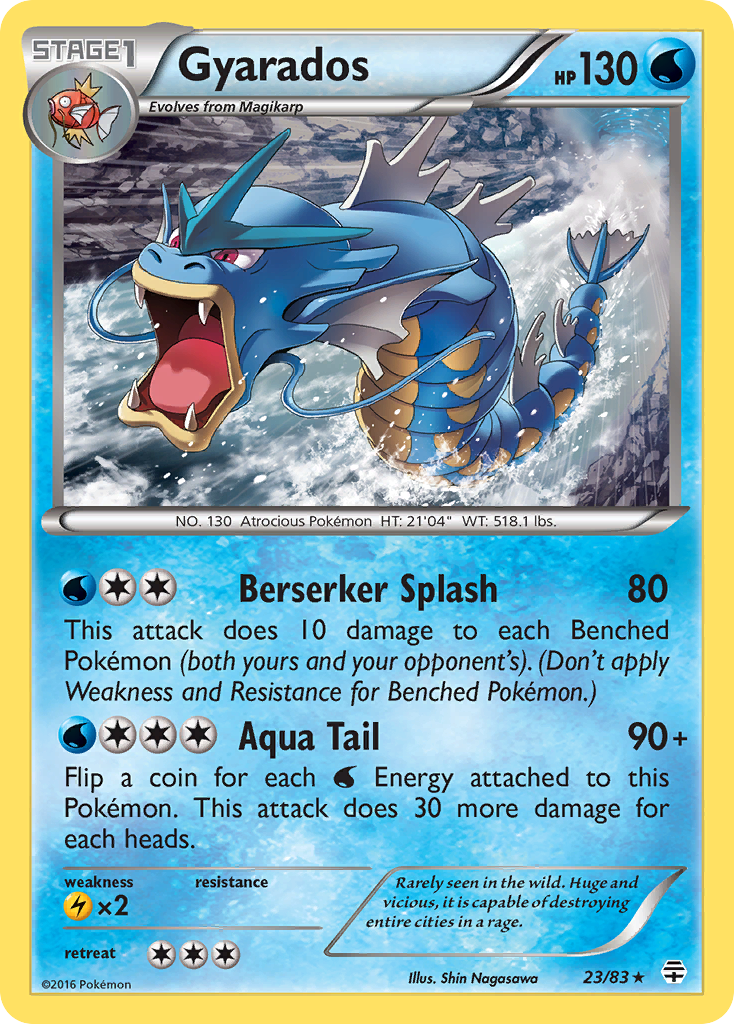 Gyarados (23/83) [XY: Generations] | Exor Games Bridgewater