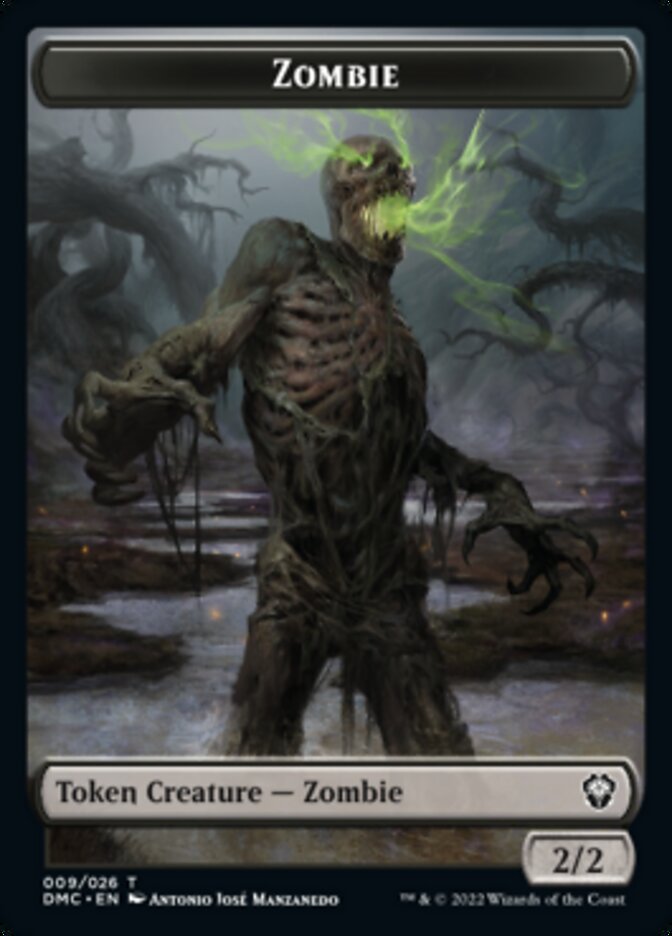 Soldier // Zombie Double-sided Token [Dominaria United Tokens] | Exor Games Bridgewater