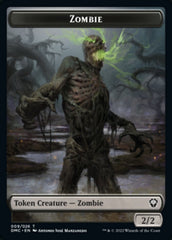 Saproling // Zombie Double-sided Token [Dominaria United Tokens] | Exor Games Bridgewater