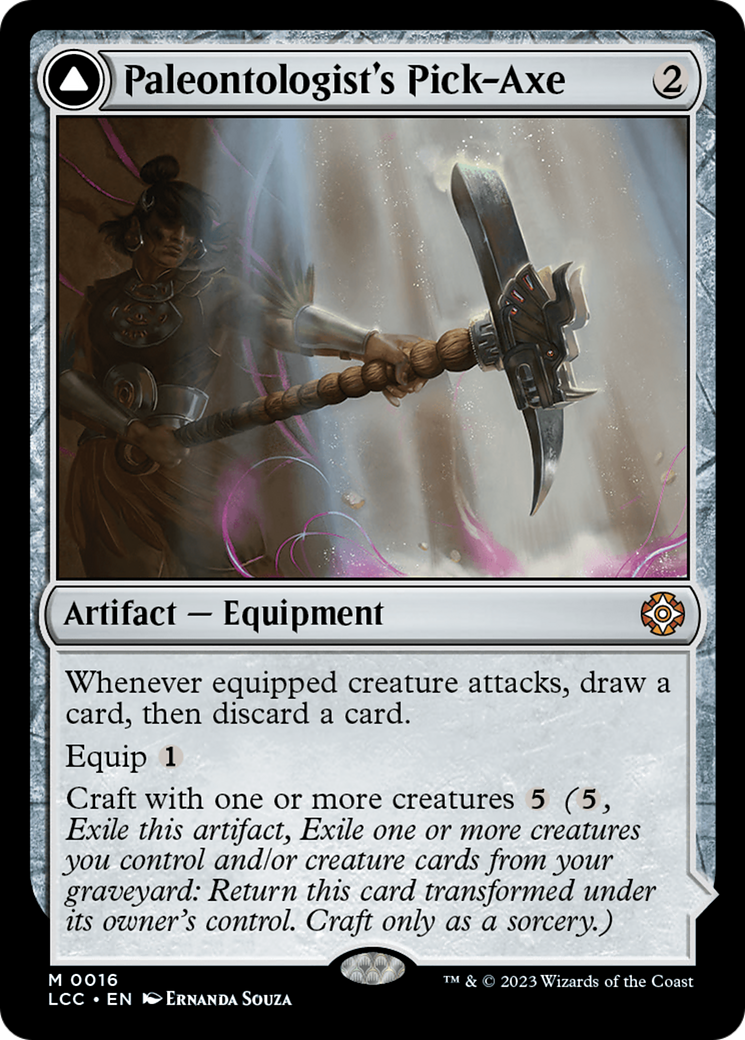 Paleontologist's Pick-Axe (Extended Art) [The Lost Caverns of Ixalan Commander] | Exor Games Bridgewater