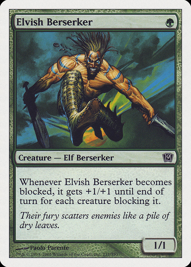 Elvish Berserker [Ninth Edition] | Exor Games Bridgewater