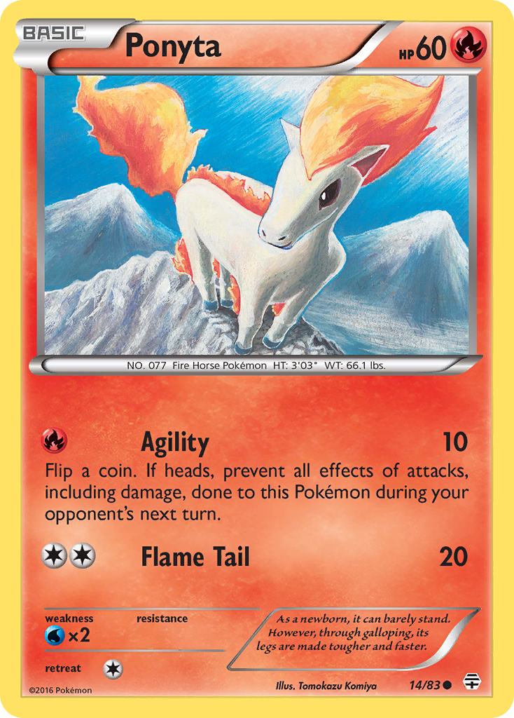 Ponyta (14/83) [XY: Generations] | Exor Games Bridgewater