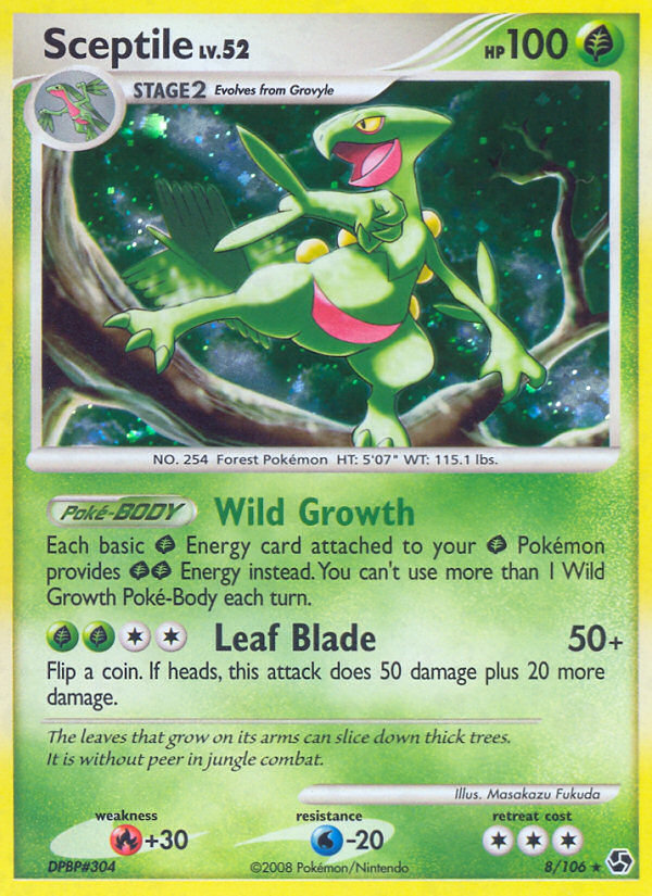 Sceptile (8/106) [Diamond & Pearl: Great Encounters] | Exor Games Bridgewater